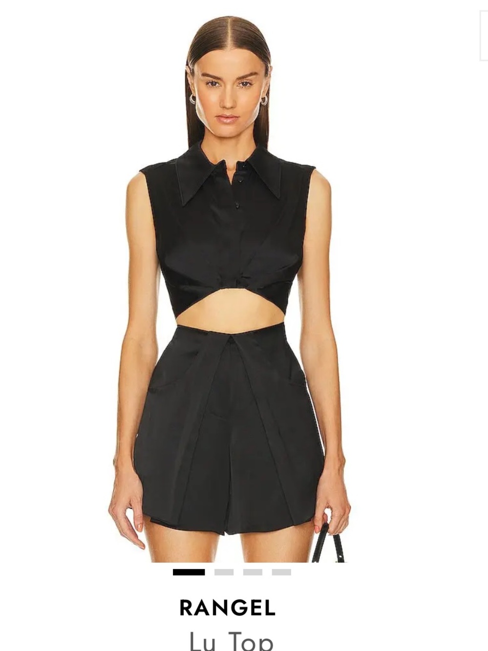 Rangel NWOT Lu Top in Black, Small